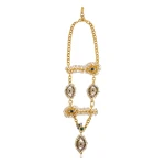 Long Feathers And Eyes Necklace