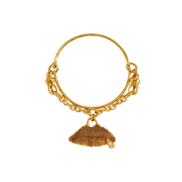Pierced Mouth Necklace