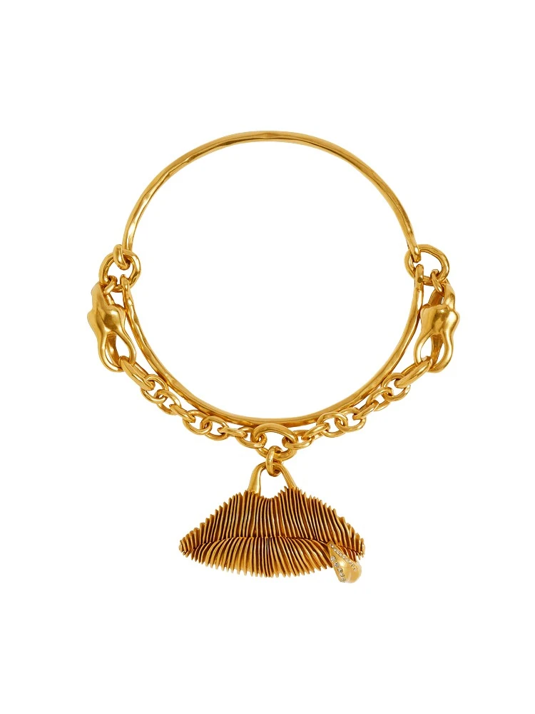 Schiaparelli-Pierced-Mouth-Necklace-333031_nobg Pierced Mouth Necklace - Image 1