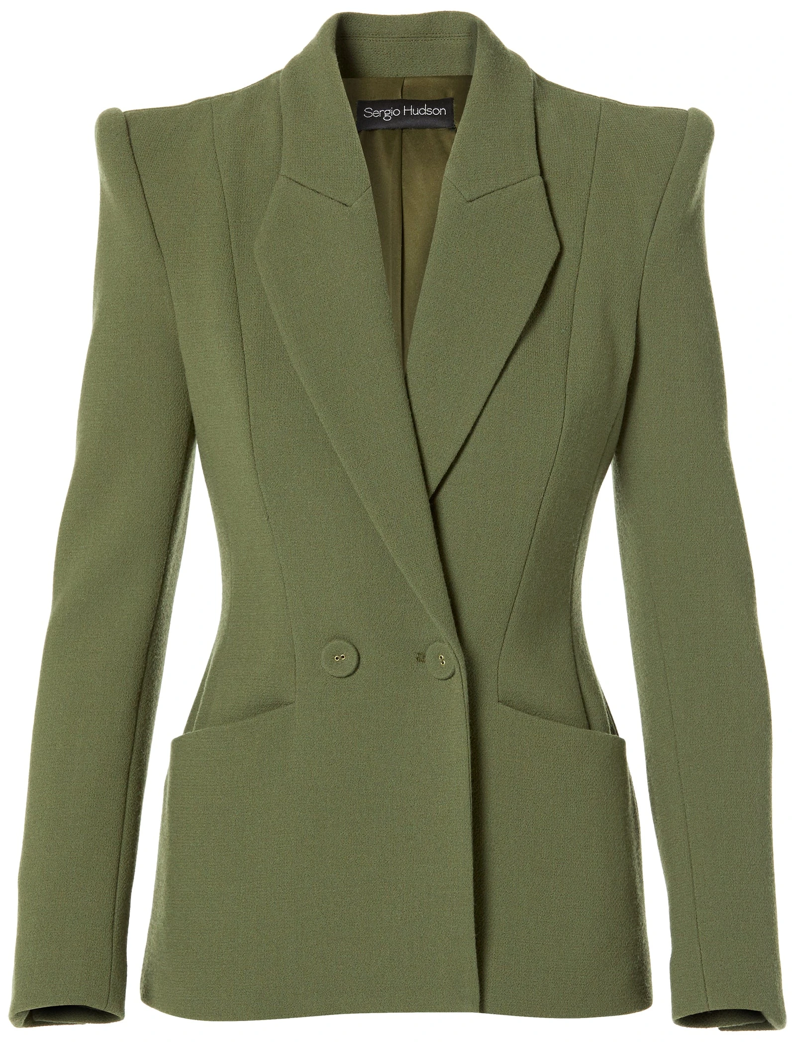 Sergio Hudson Square Lapel Jacket Sergio Hudson dress