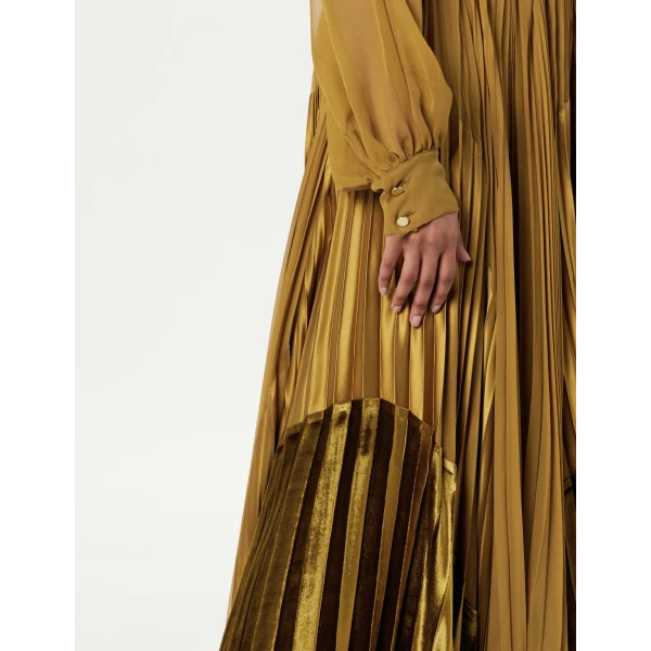 Sergio Hudson Gold dress