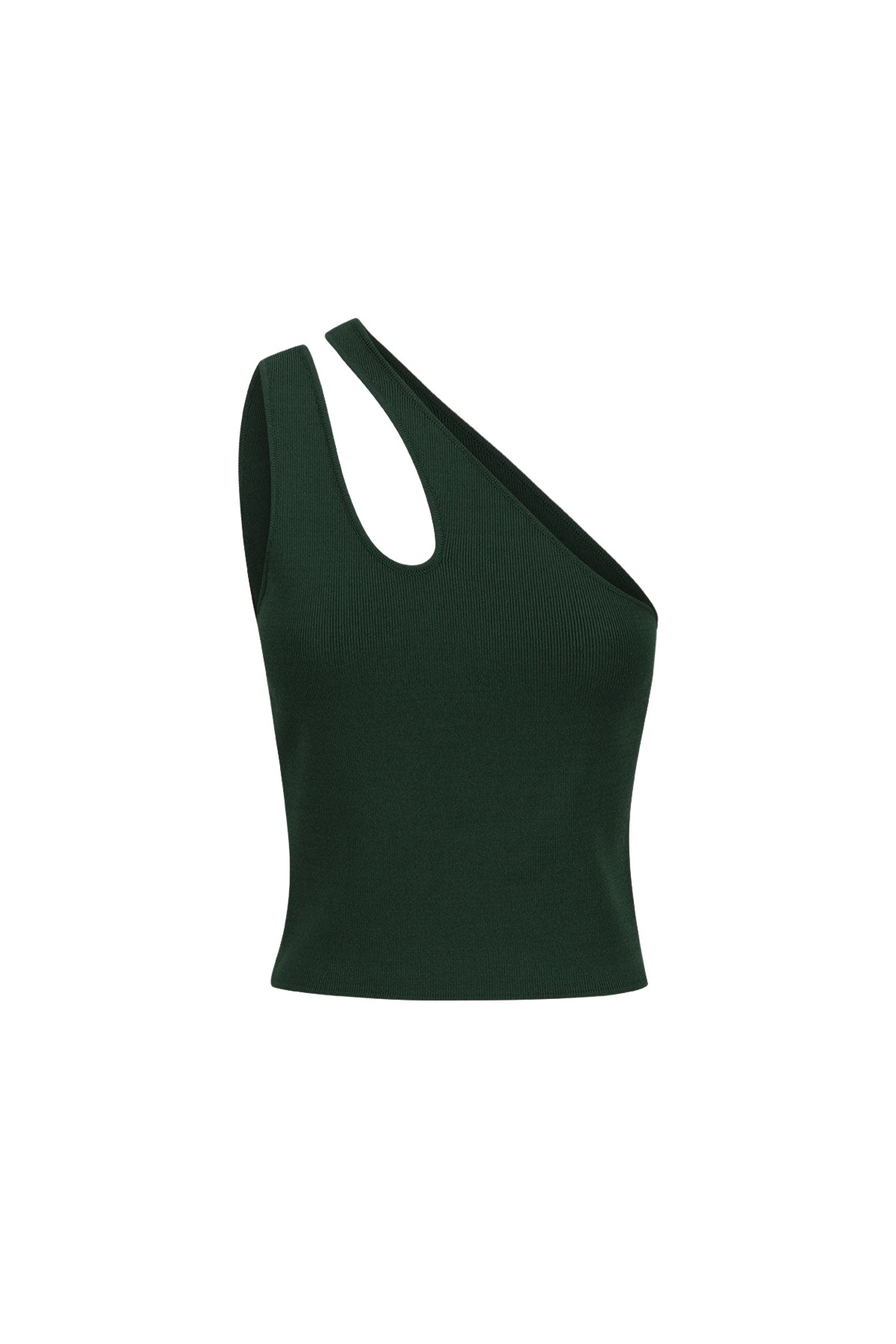 Shona Joy Basic One Shoulder Open Back Top – Rosemary