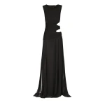 Shona Joy Claude Cut Out Side Split Maxi Dress Black58266 nobg Shona Joy Claude Cut Out Side Split Maxi Dress Black58266 nobg