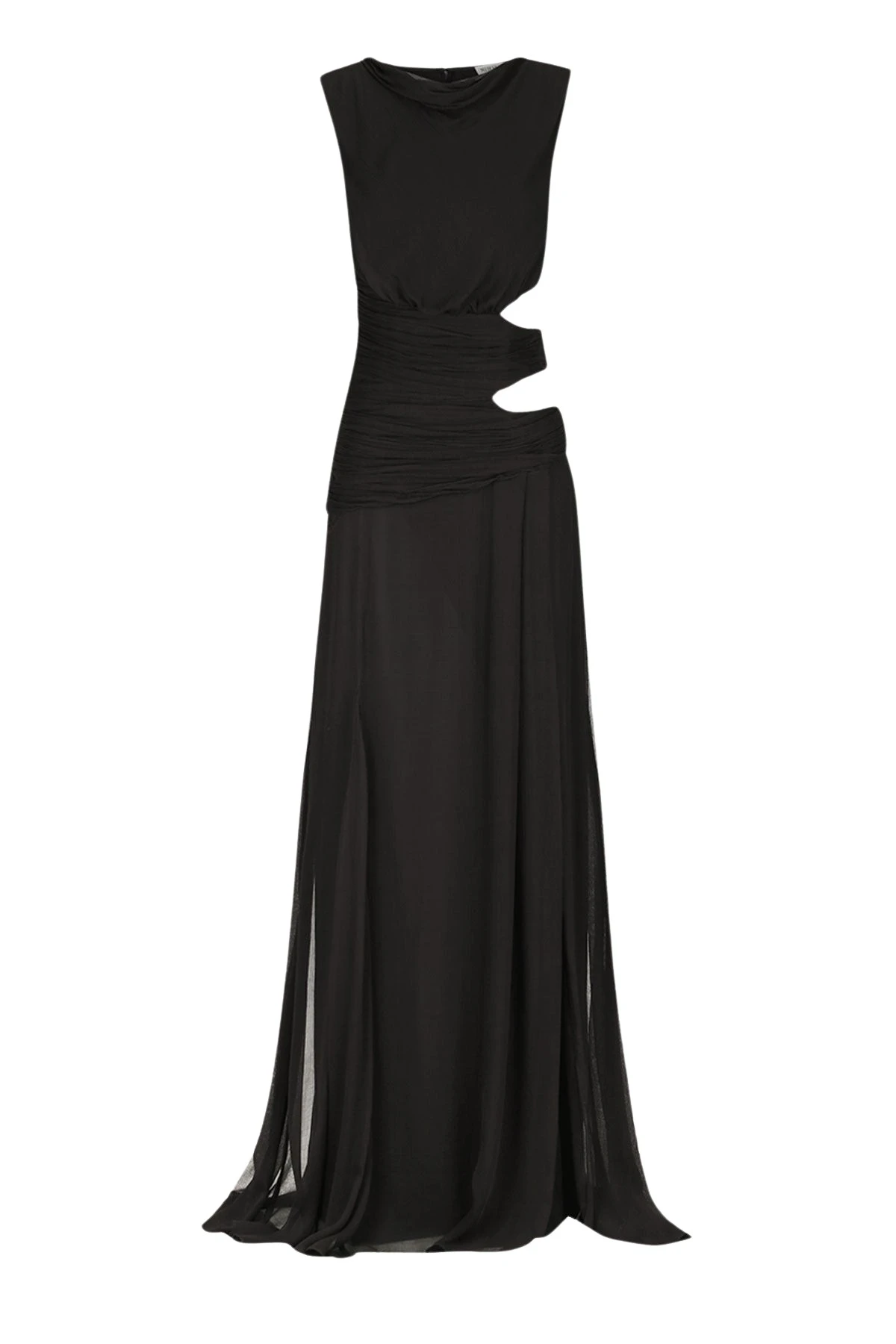 Shona Joy Claude Cut Out Side Split Maxi Dress Black58266 nobg Shona Joy Claude Cut Out Side Split Maxi Dress Black58266 nobg