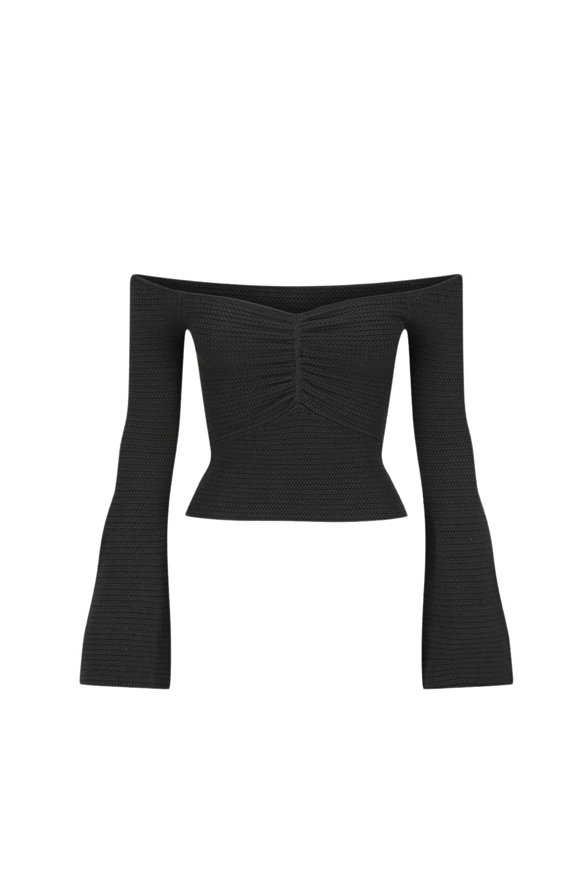 Shona Joy Eve Off Shoulder Top – Black