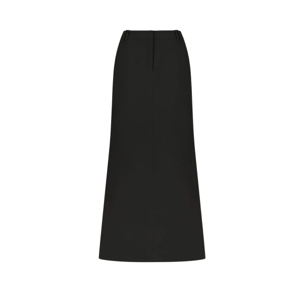 Irena Side Split Maxi Skirt - Black