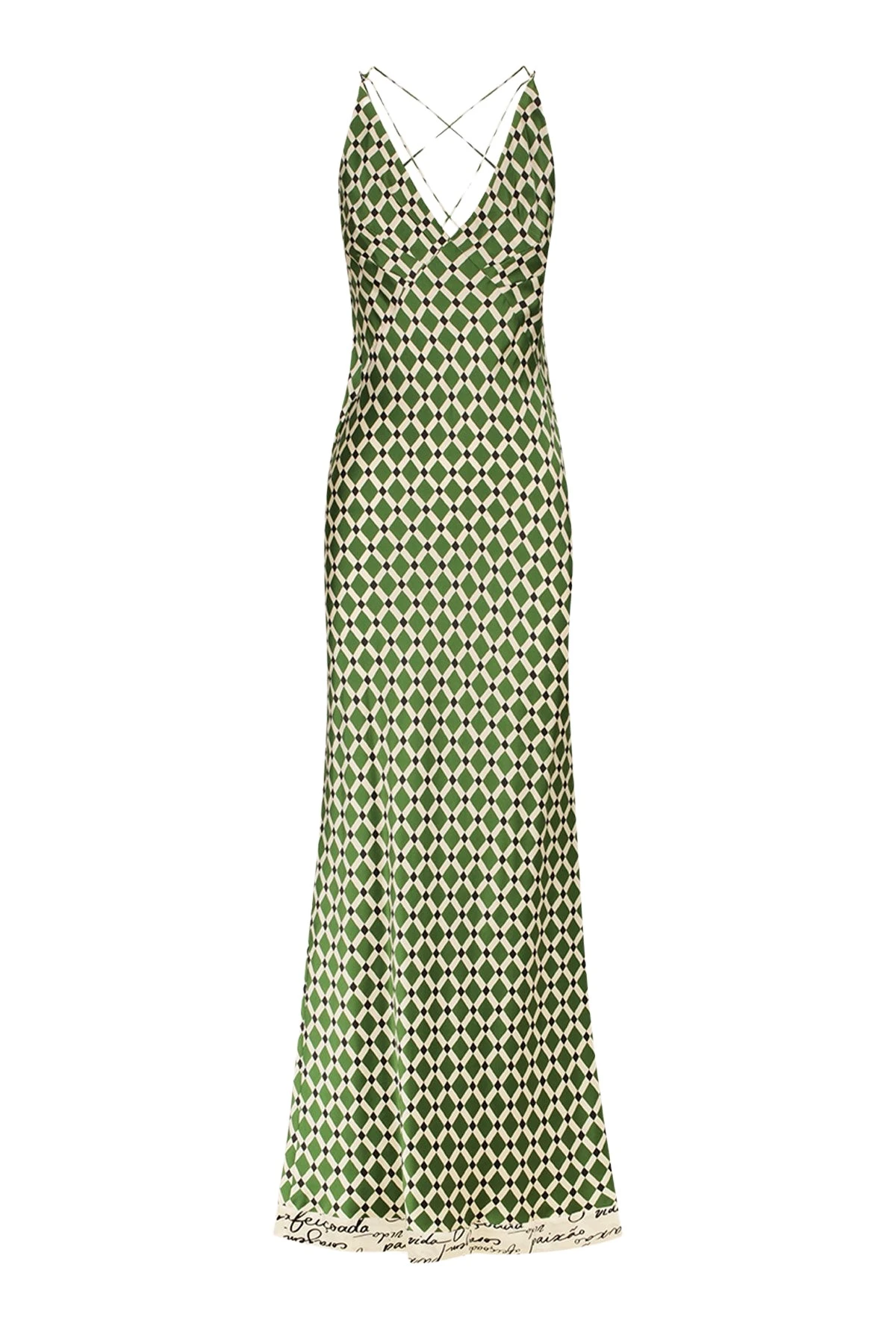 Shona-Joy-Kahlo-Silk-Contrast-Cross-Strap-Maxi-Dress90212_nobg Kahlo Silk Contrast Cross Strap Maxi Dress - Image 1