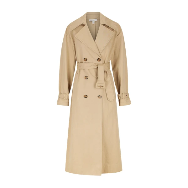 Kai Trench Coat - Khaki Beige