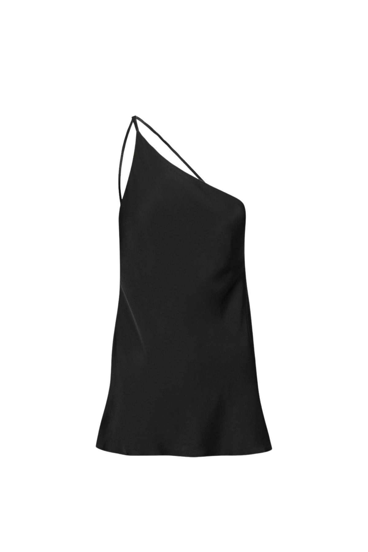 Shona Joy Mia One Shoulder Cowl Back Top – Black