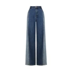 Reina Contrast Wide Leg Jean