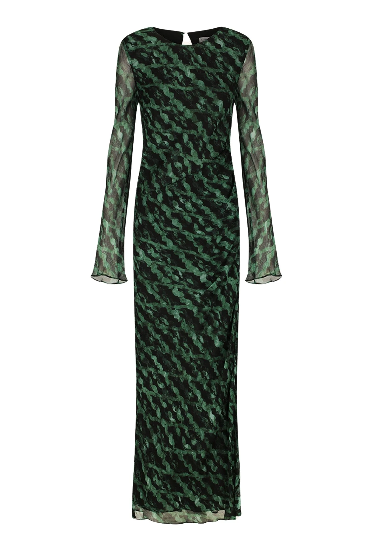 Shona-Joy-Remi-Long-Sleeve-Gathered-Maxi-Dress96237_nobg Remi Long Sleeve Gathered Maxi Dress - Image 1