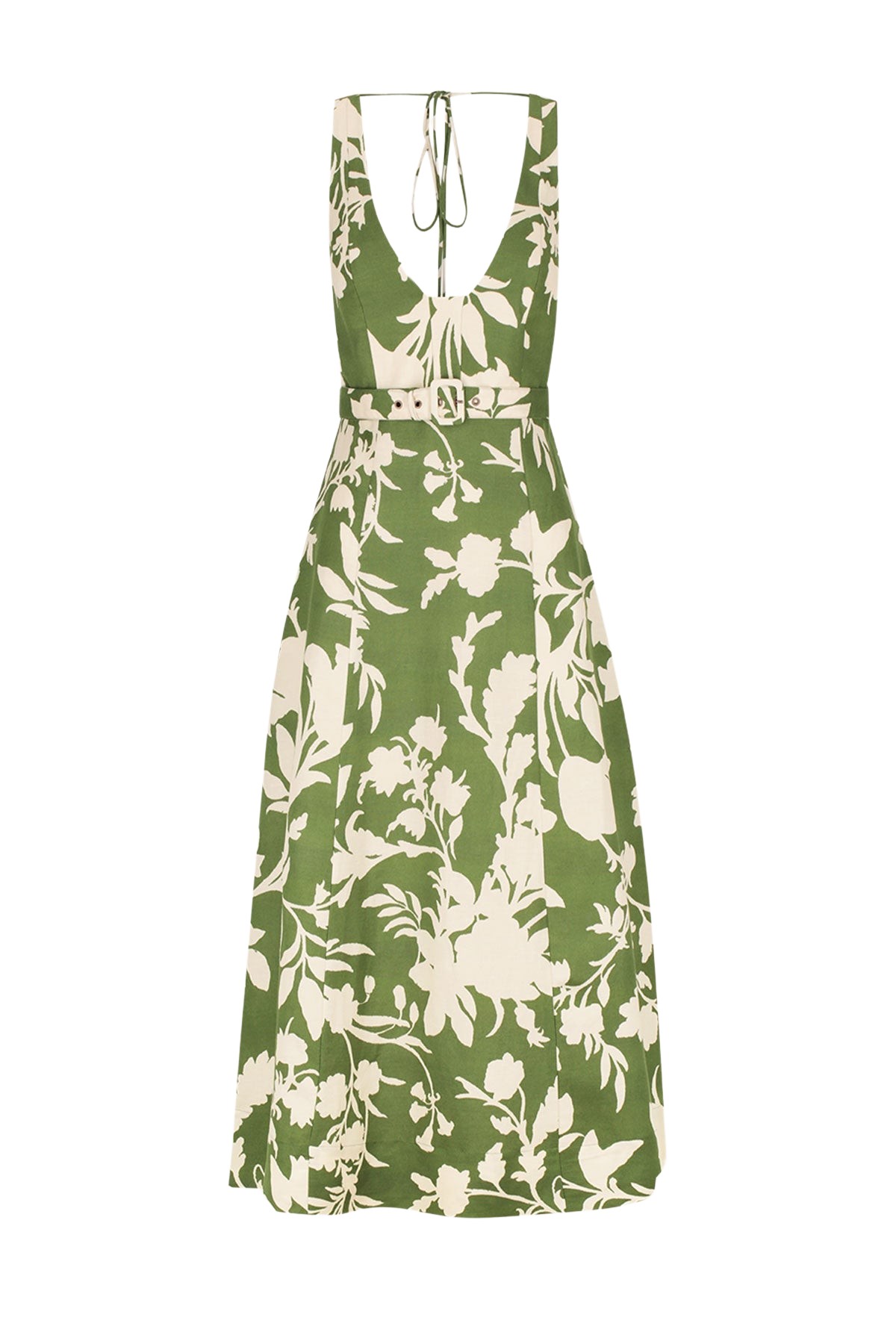 Shona Joy Renee Plunged Panelled Midi Dress