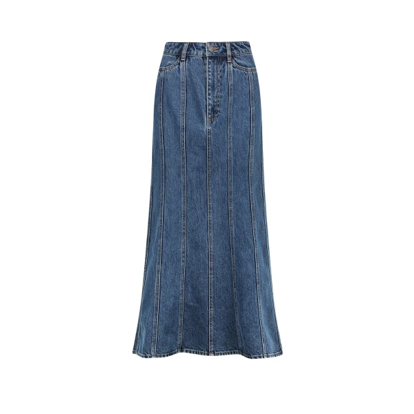 Tovere Godet Flared Midi Skirt