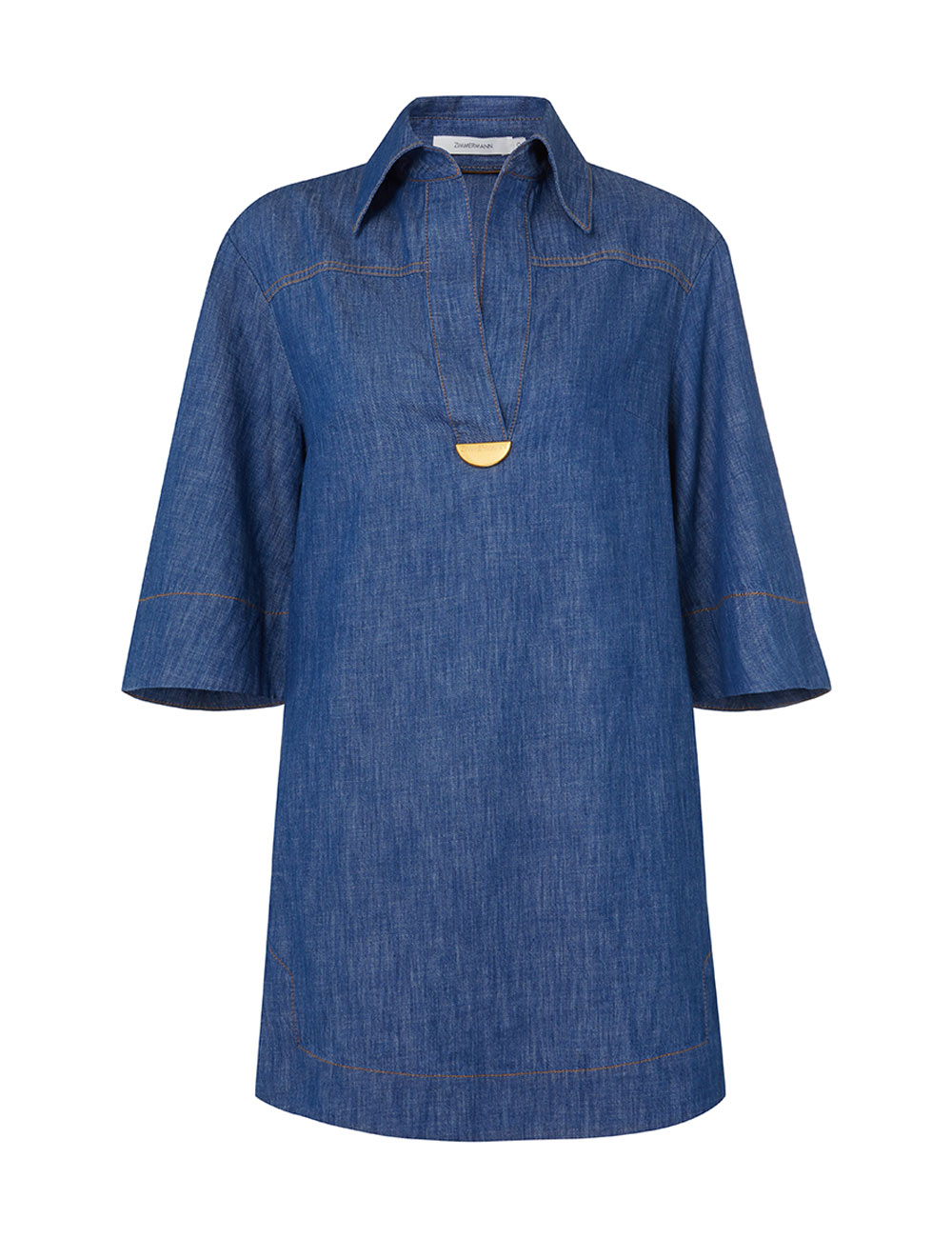 Zimmermann Denim Tunic Dress