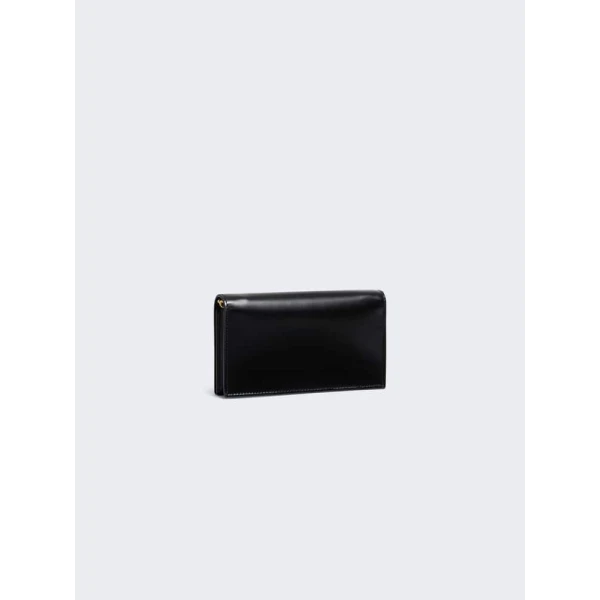 Schiaparelli Leather Keyhole Clutch, view 3