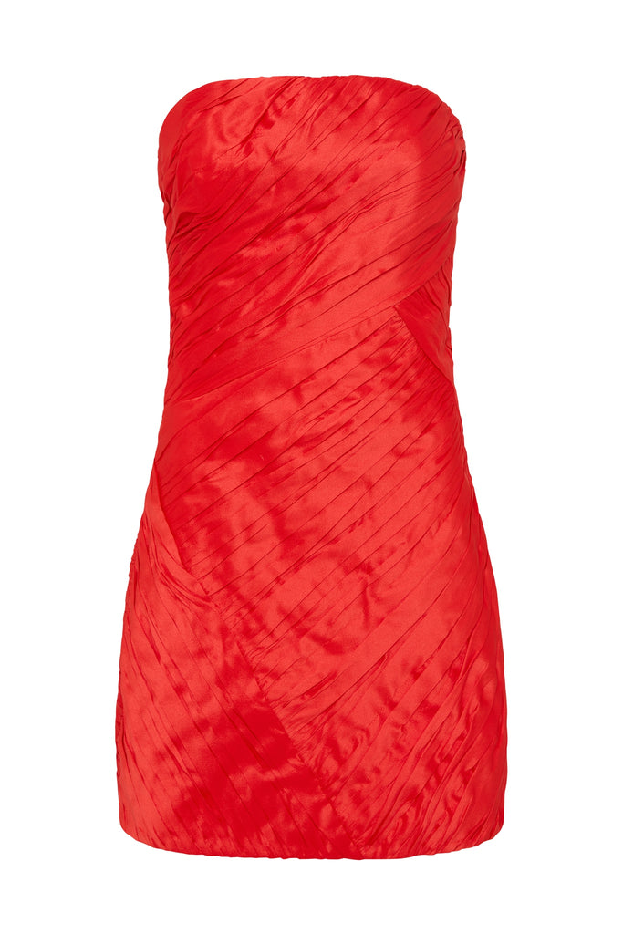 Aje Anima Ruched Mini Dress