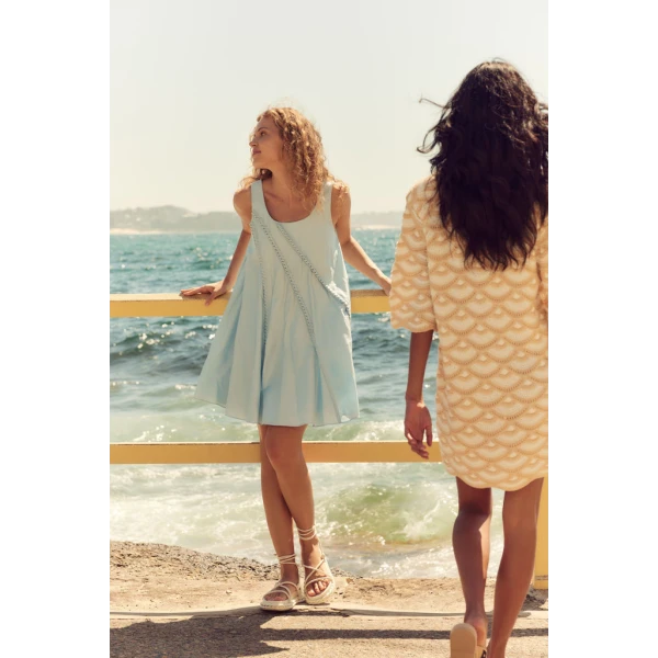 Asta Whipstitch Mini Dress - Image 6