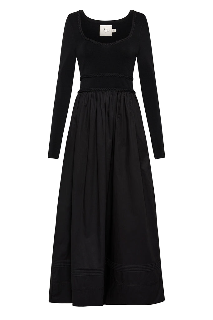 Aje Audrey Knit Midi Dress