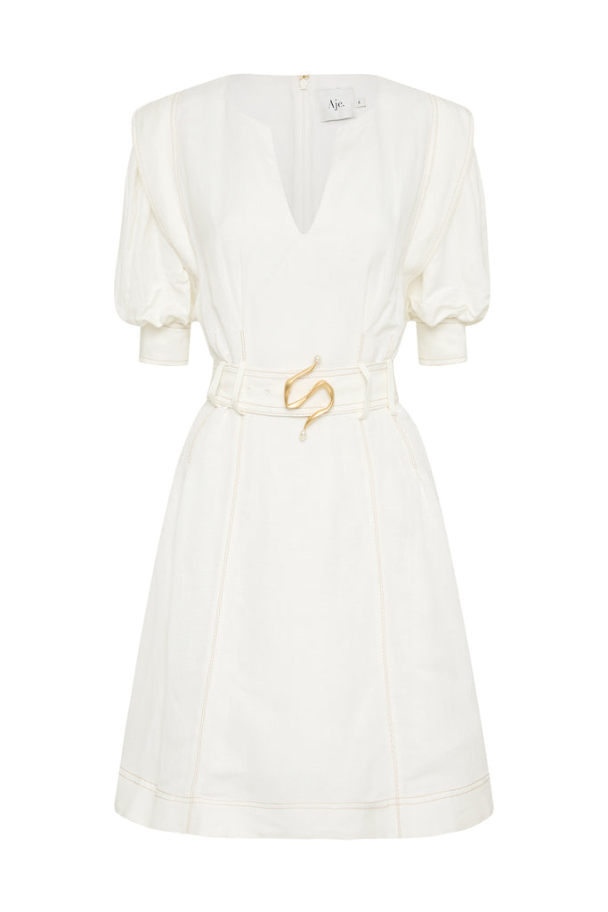 Aje Beacon Structured Mini Dress