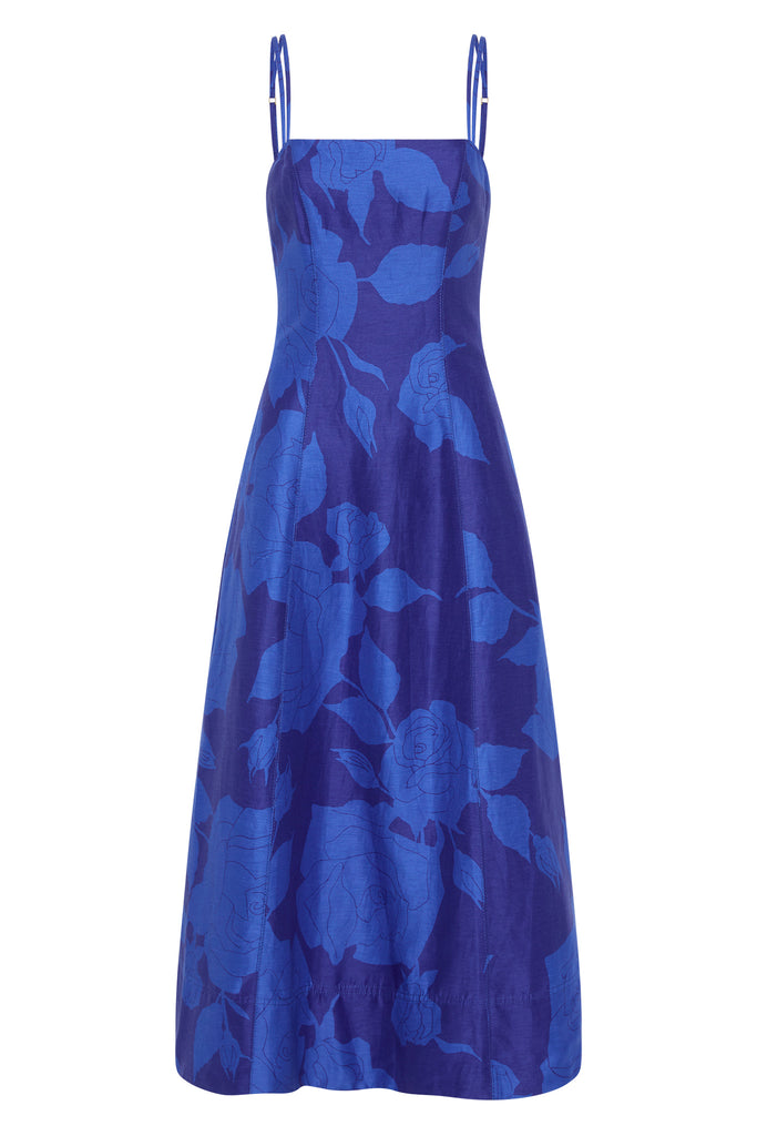 Aje Belonging Flared Midi Dress