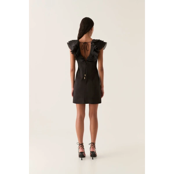 Charmed Plunge Mini Dress - Image 6