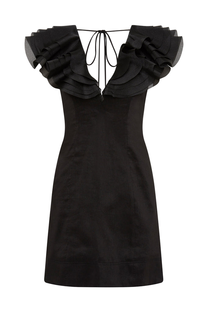 Aje Charmed Plunge Mini Dress