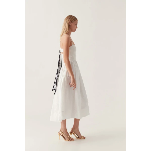 Danica Tie Back Midi Dress - Image 6