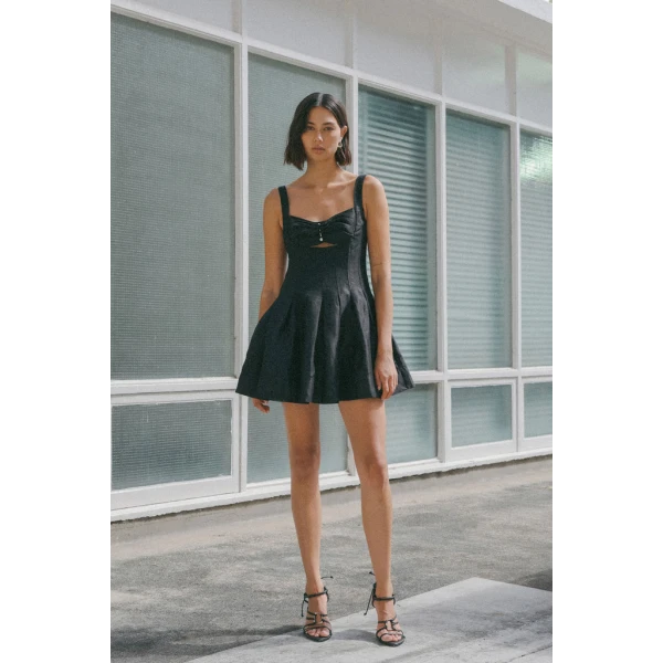 Divinity Pearl Pin Mini Dress - Image 6