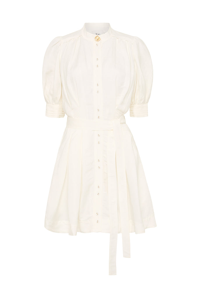 Aje Eden Box Pleat Mini Dress