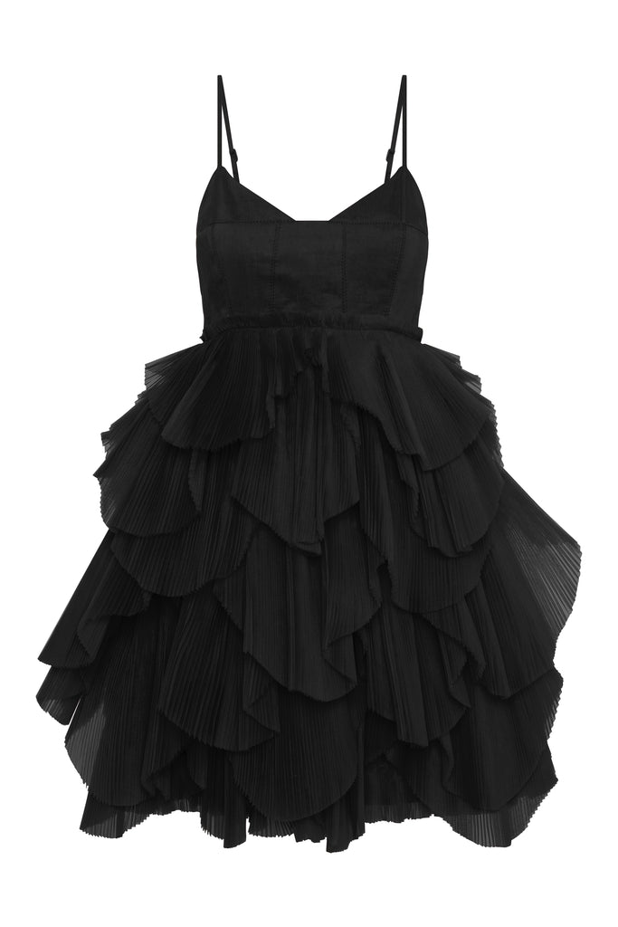 Aje Elsie Pleat Mini Dress