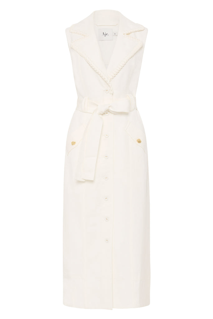 Aje Encompass Utility Midi Dress