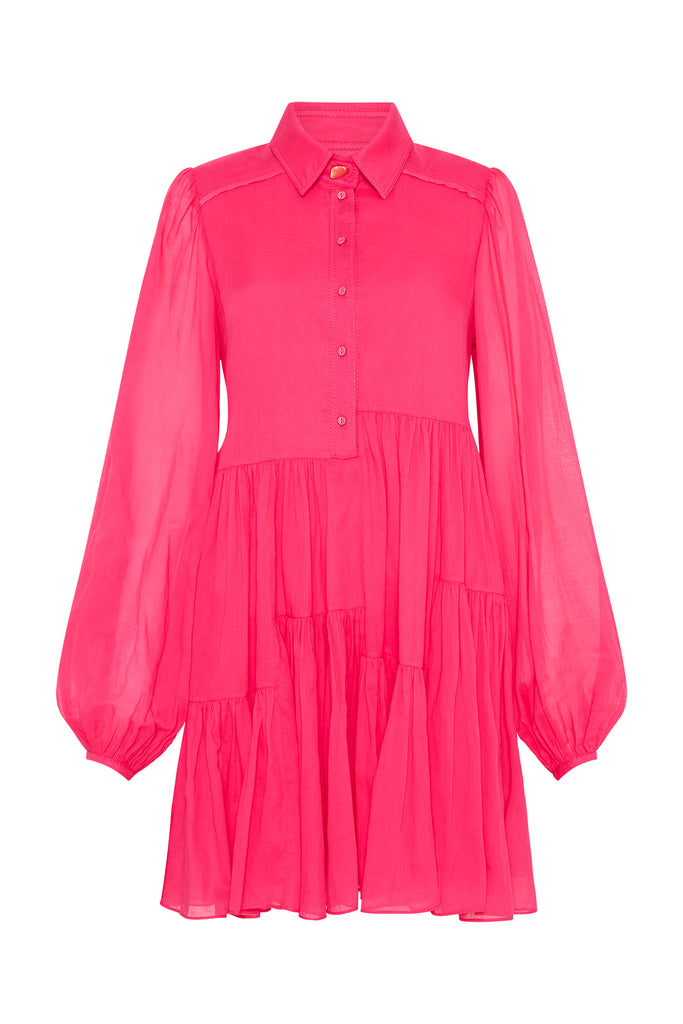 Aje Georgia Smock Mini Dress