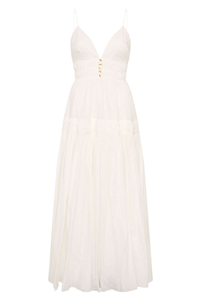 Aje Grace Tiered Maxi Dress