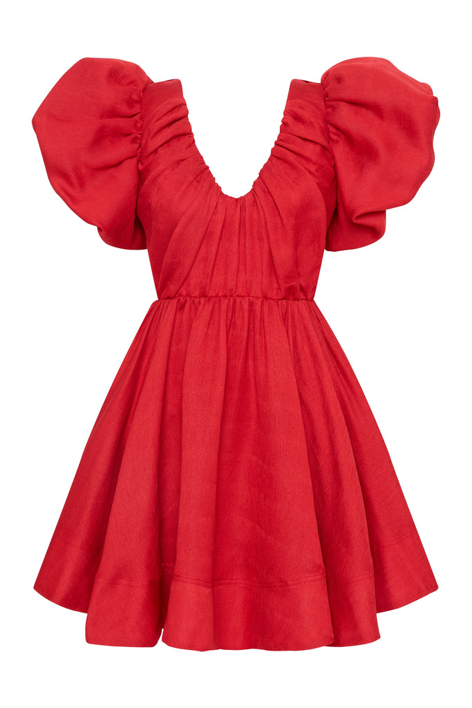 Aje Gretta Bow Back Mini Dress