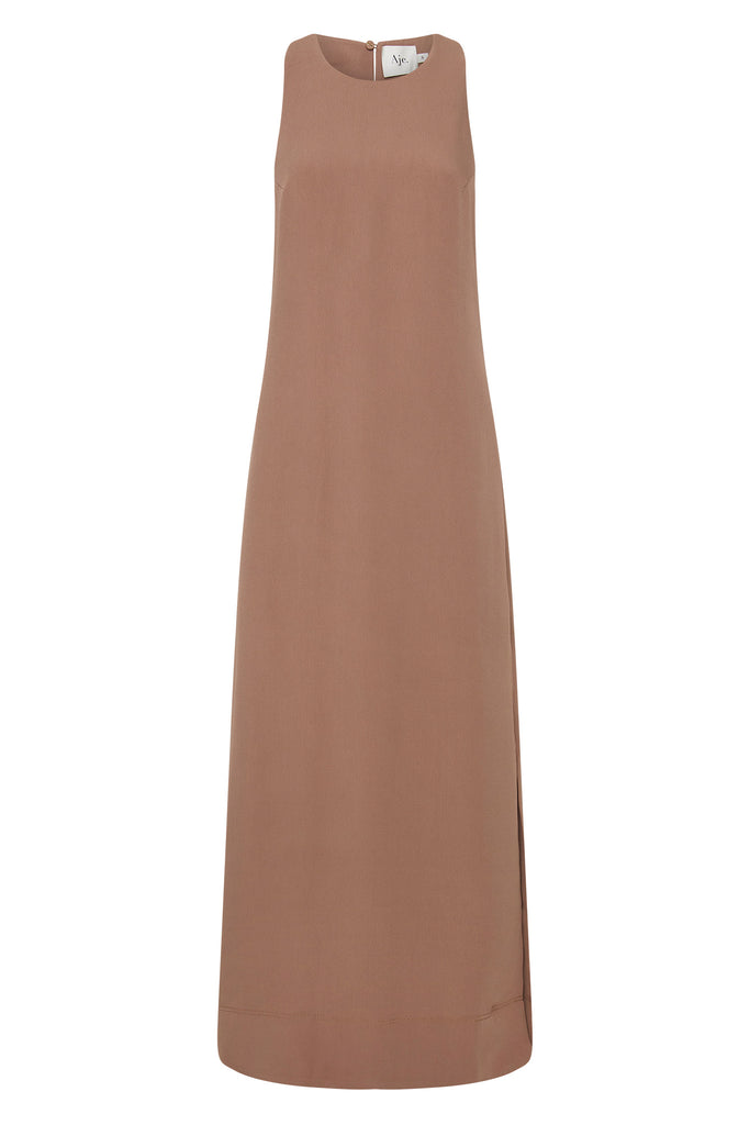 Aje Intrigue Twist Back Midi Dress