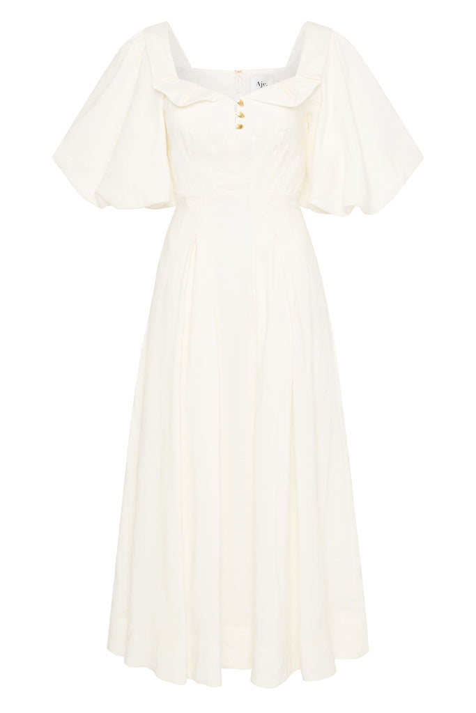 Aje Jessica Frill Midi Dress