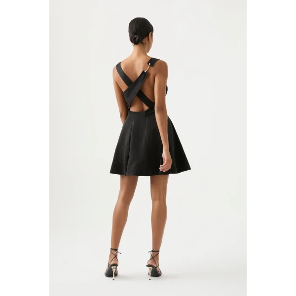 Liberty Asymmetric Mini Dress - Image 6