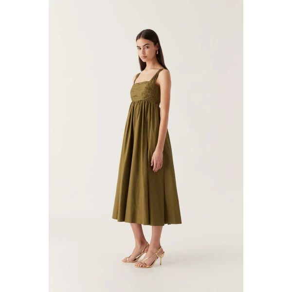 Nova Tie Back Midi Dress - Image 5