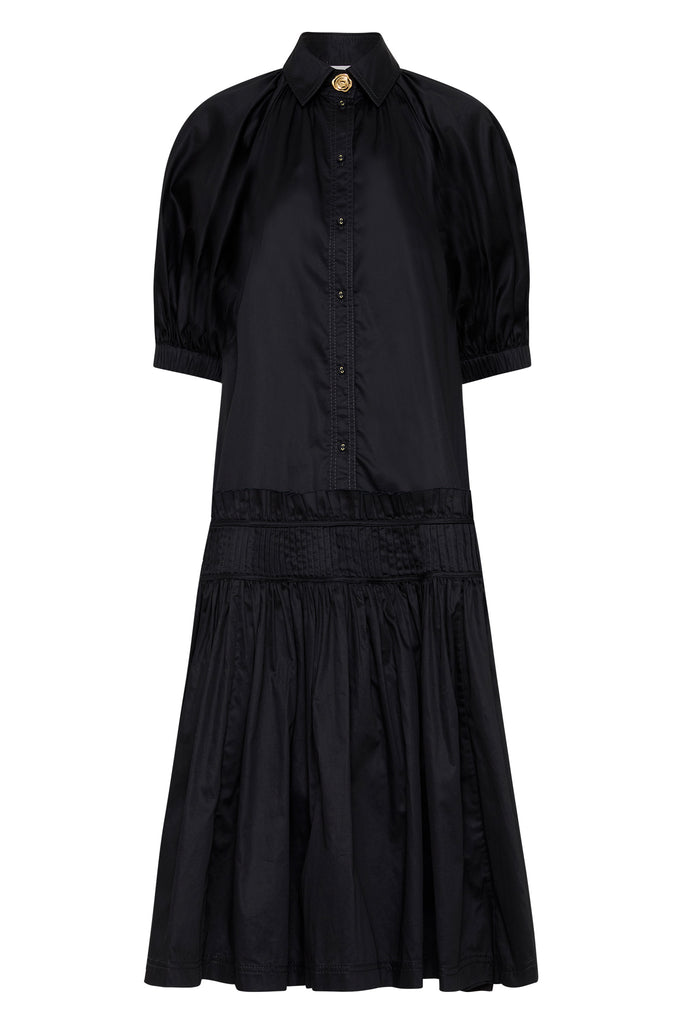 Aje Novella Midi Smock Dress