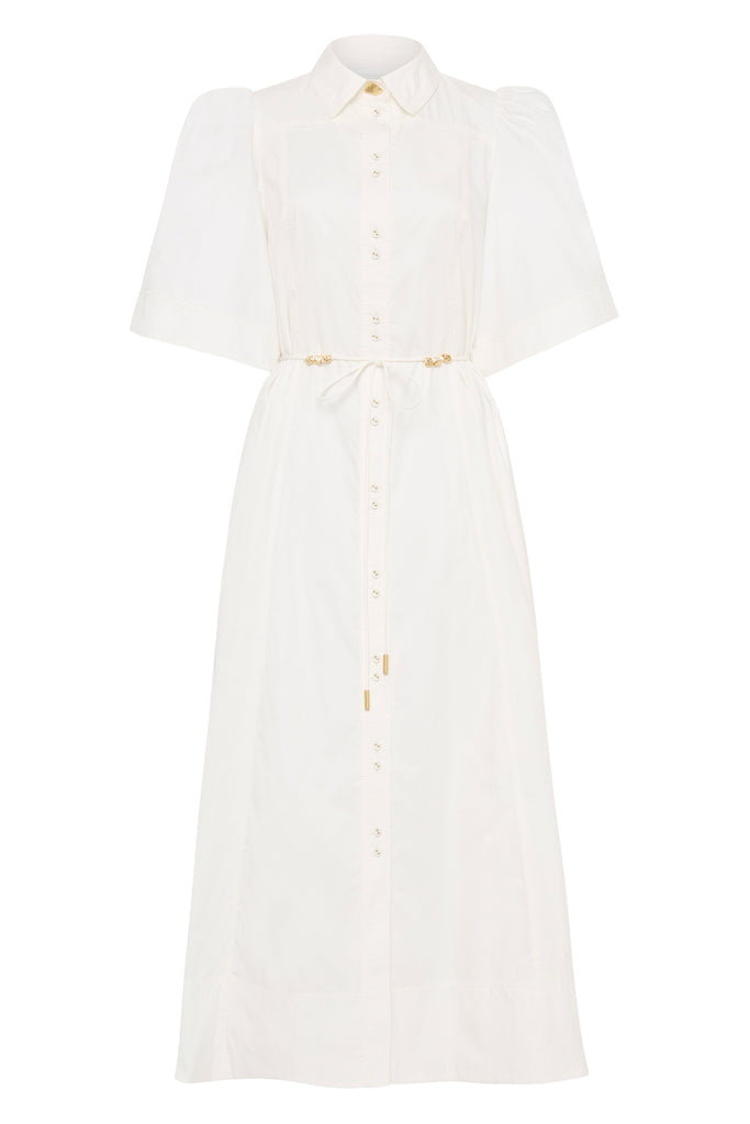 Aje Pivotal Tie Midi Dress