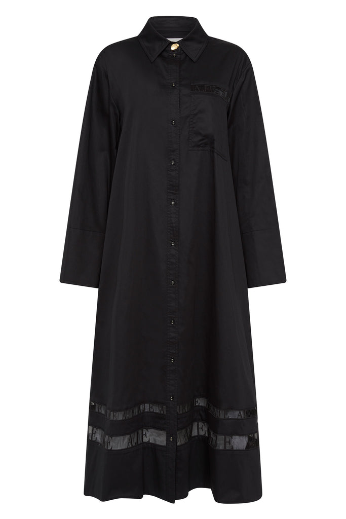 Aje Reframe Logo Shirt Dress
