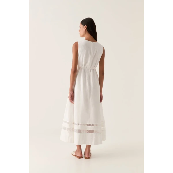 Reframe Logo Trim Midi Dress - Image 6