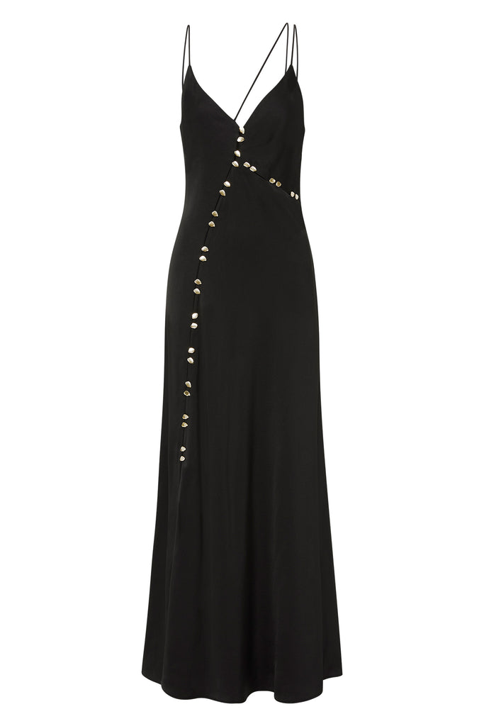 Aje Riddle Button Down Maxi Dress