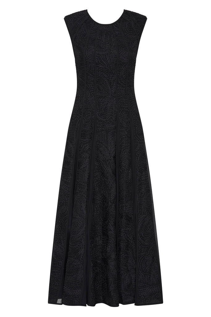 Aje Soleil Lace Midi Dress