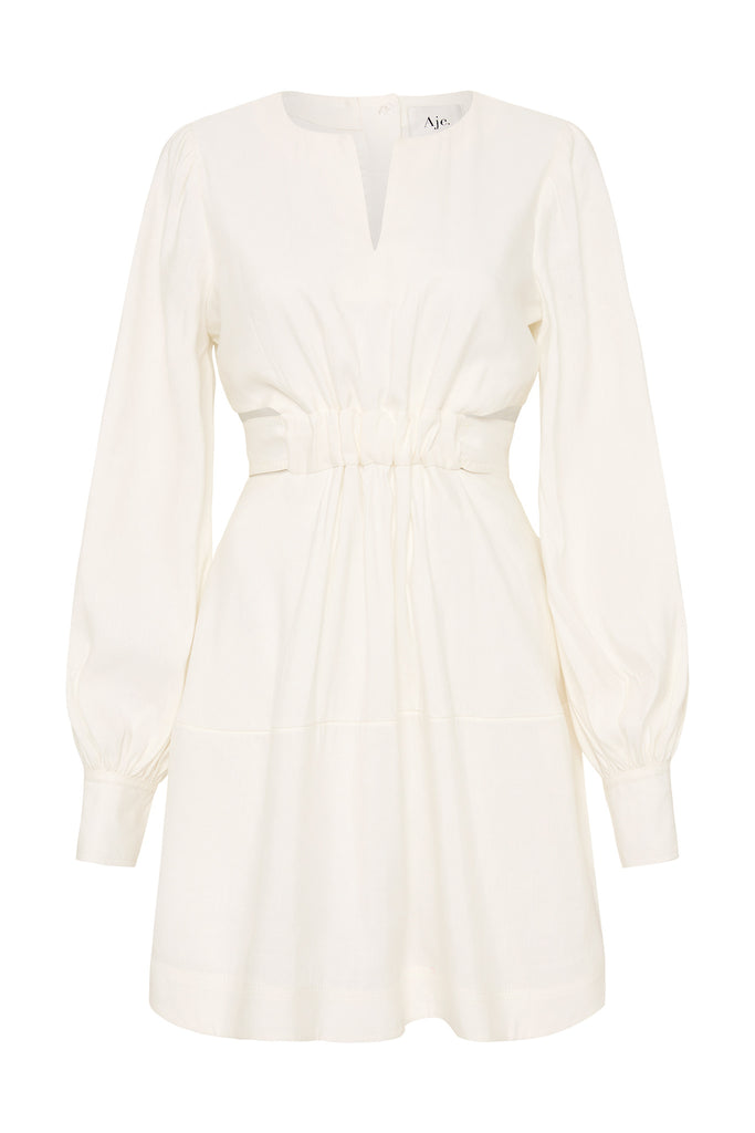 Aje Spectral V-Neck Mini Dress