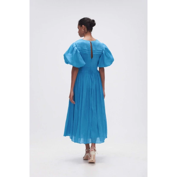 Sylvia Pintuck Midi Dress - Image 6