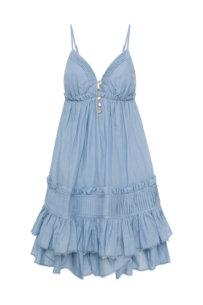 Aje Talia Flounce Mini Dress