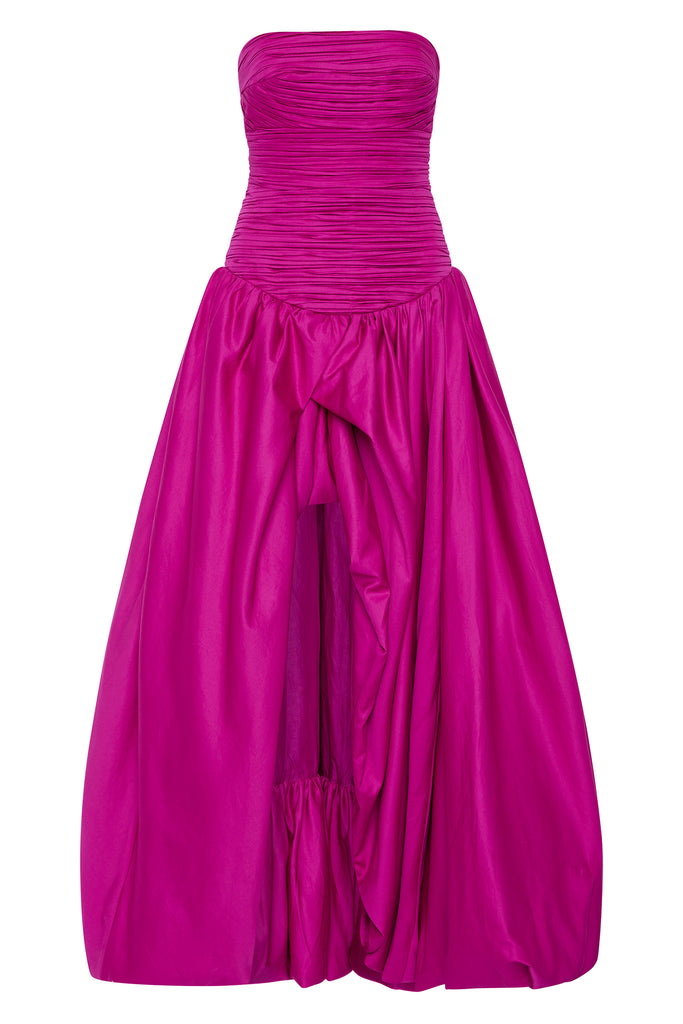 Aje Violette Bubble Hem Maxi Dress