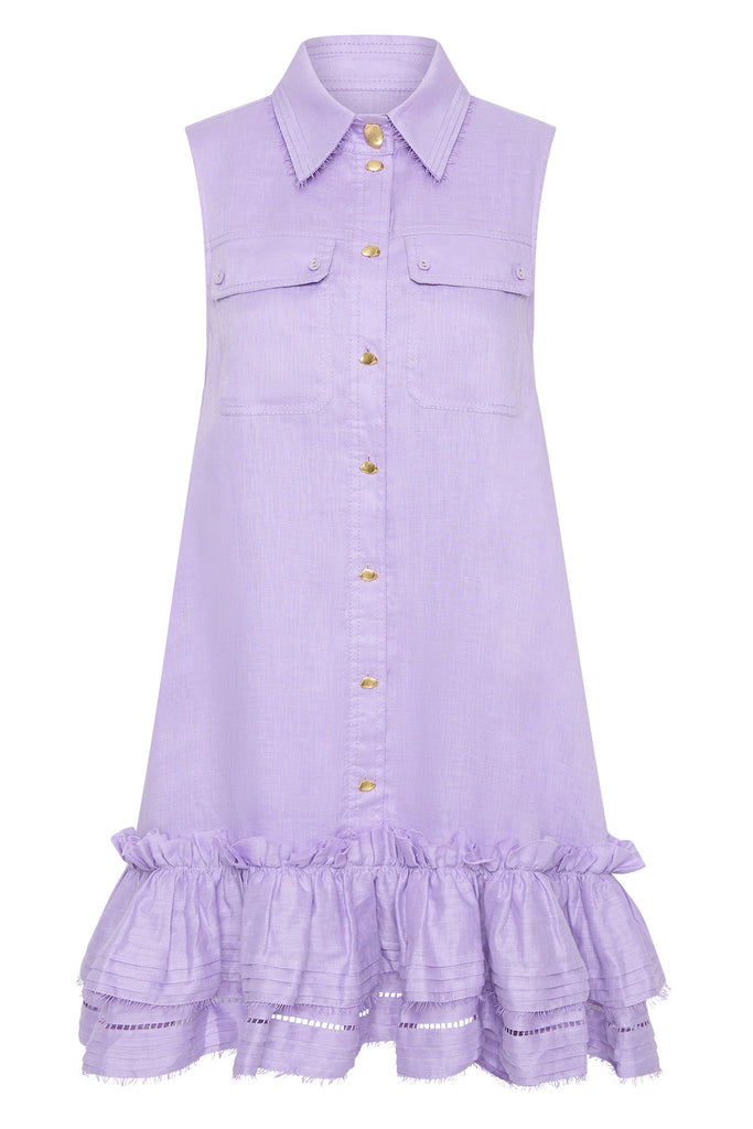 Aje Yvonne Sleeveless Mini Dress