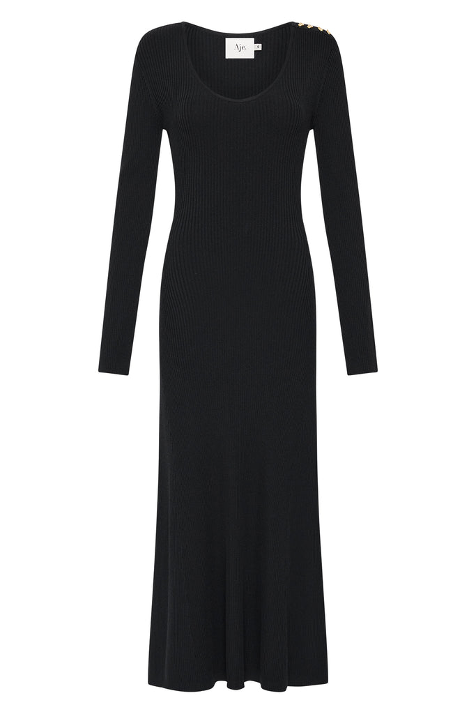 Aje Zeitgeist Knit Midi Dress